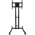 Luxor Luxor Adjustable Height Rolling TV Stand For 32in-70in TVs, Black FP1000